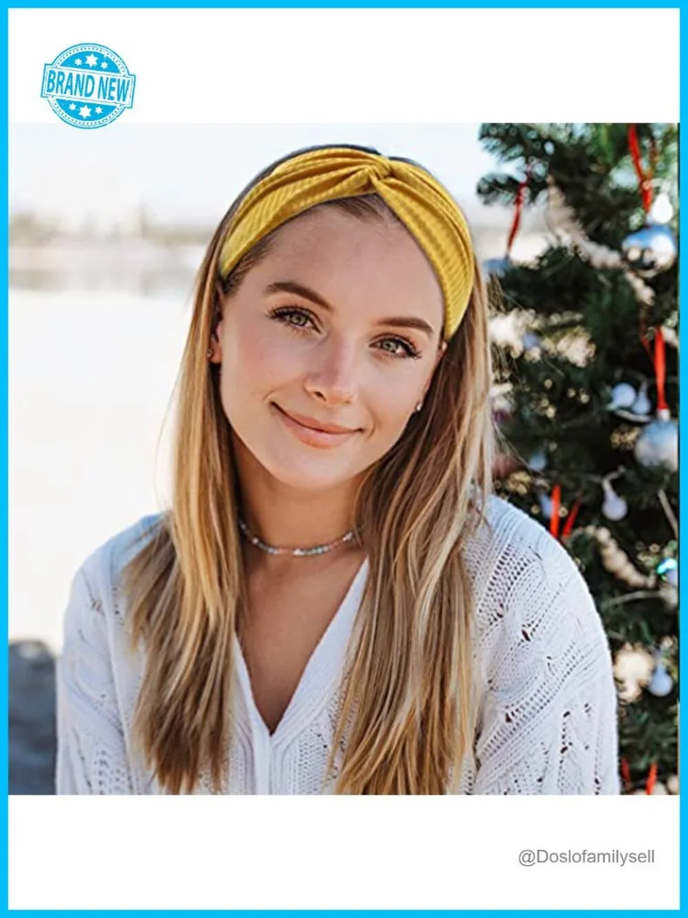 Non Slip Yoga Headbands for Women, Stretch Elastic Hair Wraps